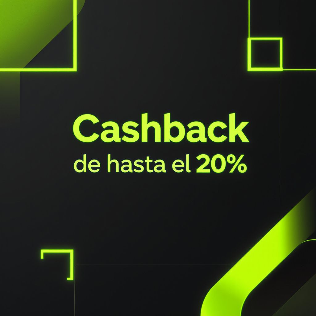 Cashback de hasta el 20% Cashback de hasta el 20%